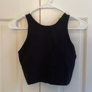 Athleta black halter top